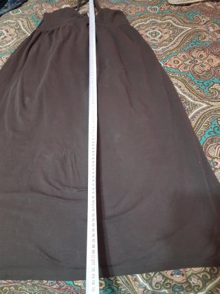 Vestito marrone in cotone