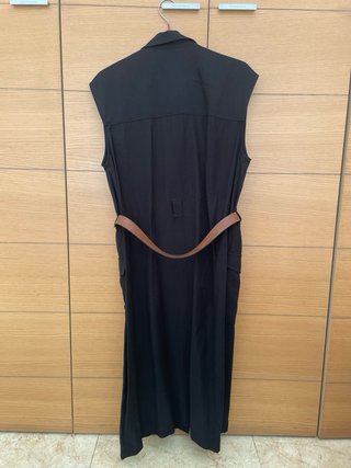 Vestido camisero largo H&M con cinturón