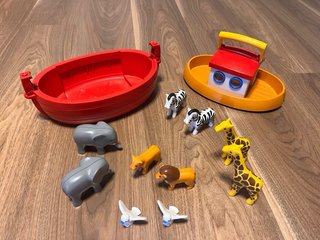 PLAYMOBIL 1.2.3  6765 Arca de Noe con asa
