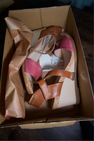 Sandalias Pikolinos Piel Talla 38 Marrón/Rosa