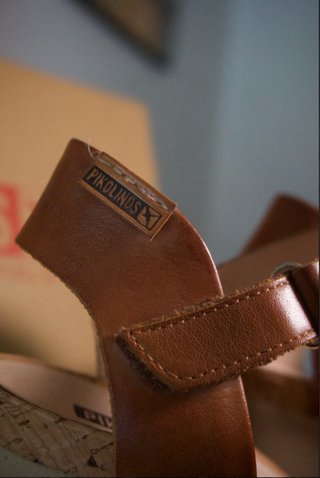 Sandalias Pikolinos Piel Talla 38 Marrón/Rosa