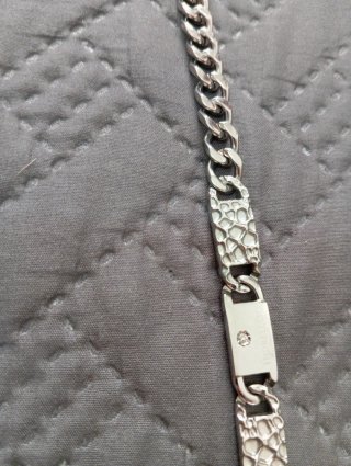 Bracciale uomo Morellato vintage acciaio e strass
