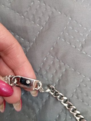 Bracciale uomo Morellato vintage acciaio e strass