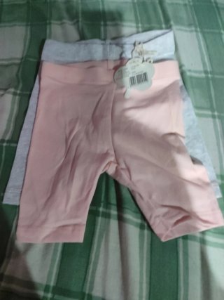 Pantalones cortos niña 2-6 meses
