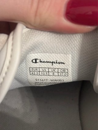 Zapatillas Champion RR Champ Plat blancas