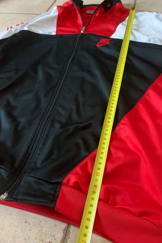 Giacca Nike Vintage Zip Rossa Nera Bianca