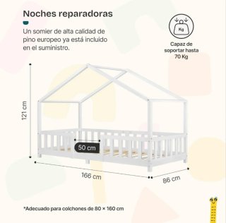 Cama Casita Infantil Treviolo