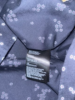 Camisa H&M Estampada Manga Corta