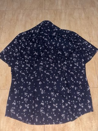 Camisa H&M Estampada Manga Corta