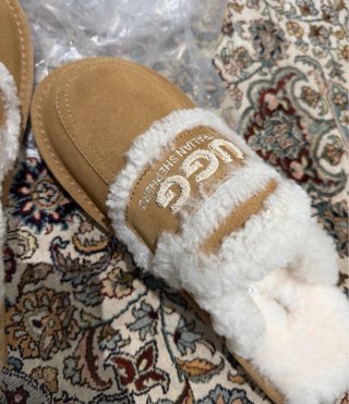 Chanclas UGG Beige/Marrón