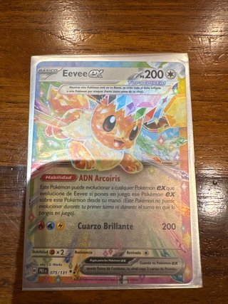 Eevee EX Teracristal 200 PS Carta Pokémon