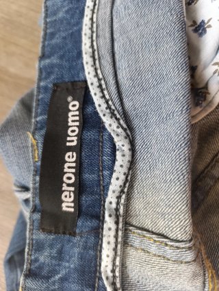 Jeans Nerone Uomo dritti taglia M