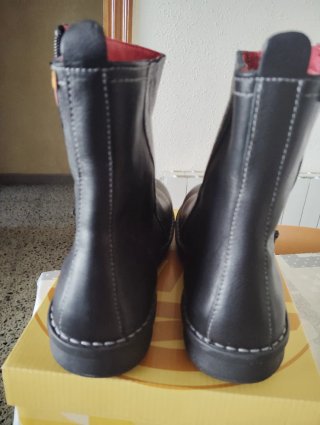 Botines mujer piel negros