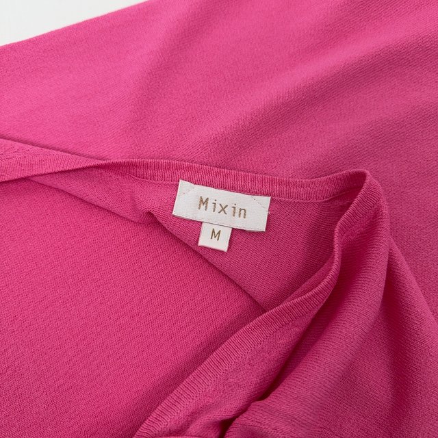 Mixin Pink Cut-Out Knit Top Size M