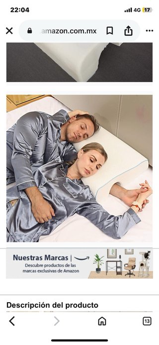 Almohada ergonómica, espuma viscoelástica de alta