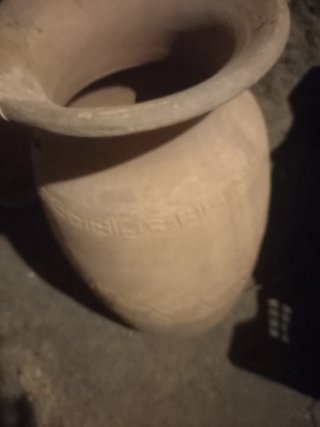 Ánfora de barro 42cm
