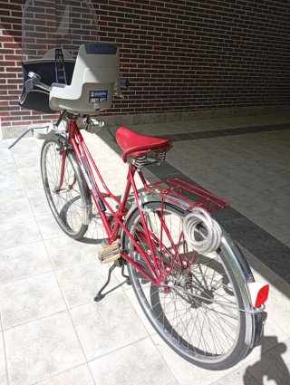 Bicicleta Clásica GAC con silla infantil