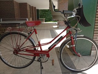 Bicicleta Clásica GAC con silla infantil