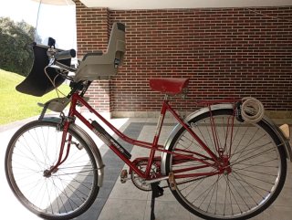 Bicicleta Clásica GAC con silla infantil