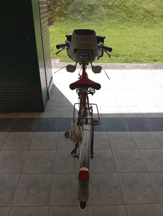 Bicicleta Clásica GAC con silla infantil