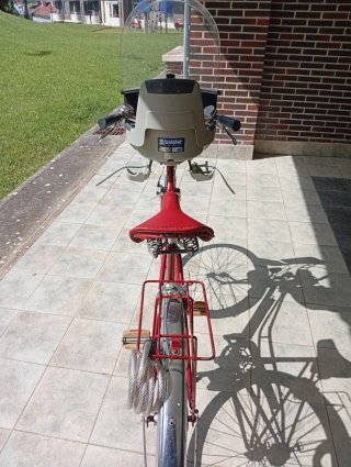 Bicicleta Clásica GAC con silla infantil