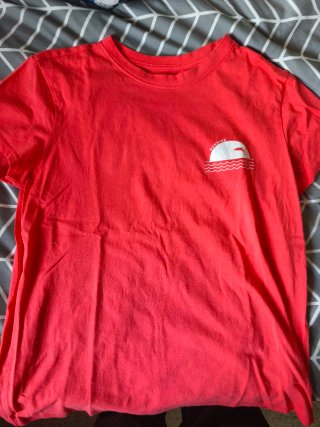 Camiseta básica Lefties ROUGE negra Talla S