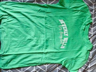 Camiseta básica Lefties ROUGE negra Talla S