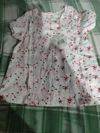 Vestido niña flores 6-12 meses