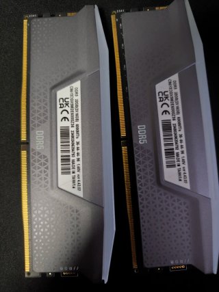 32gb Corsair Vengeance DDR5 (2x16GB) 6000MHz