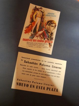 Programa de mano cine Sebastián Palomo Linares