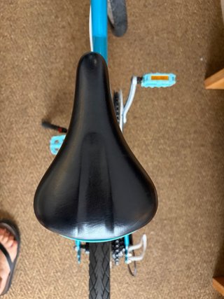Bicicleta Decathlon infantil azul