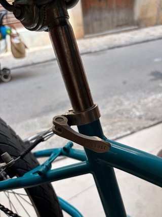 Bicicleta Decathlon infantil azul