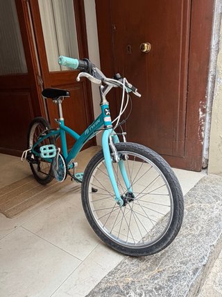 Bicicleta Decathlon infantil azul