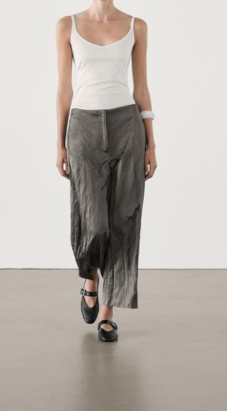 Pantalones Massimo Dutti Talla S Gris