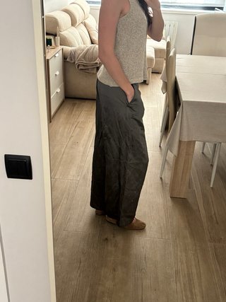 Pantalones Massimo Dutti Talla S Gris