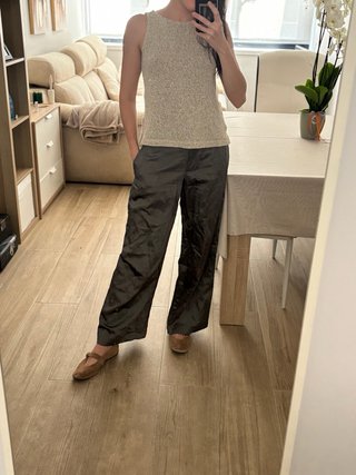 Pantalones Massimo Dutti Talla S Gris