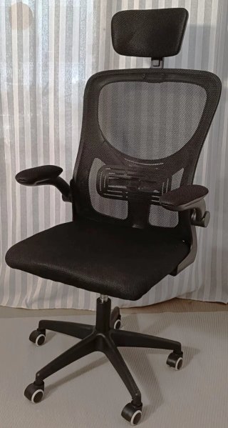 Silla Oficina Ergonómica Negra