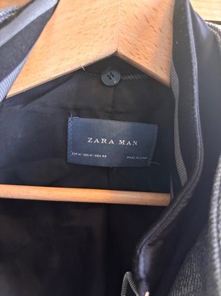 Chaqueta Zara Gris Hombre