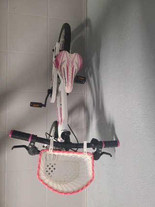 Bicicleta infantil Megamo 16 con asiento y cesta