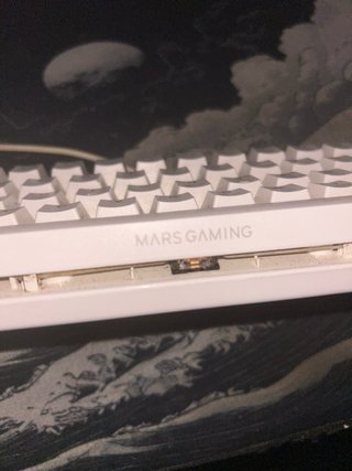 Teclado Gaming Mars Gaming RGB Compacto Blanco