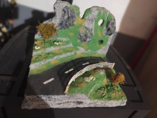 Scalextric diorama 1/32