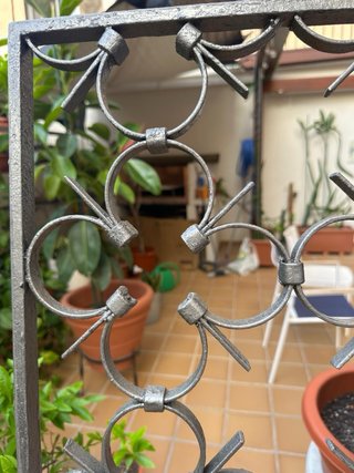 Reja antigua forja restaurada