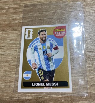 Extra Sticker Messi Oro Panini FIFA World Cup 2022