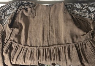 Blusa bordada Zara Talla M