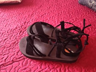 Sandalias mujer negras talla 38