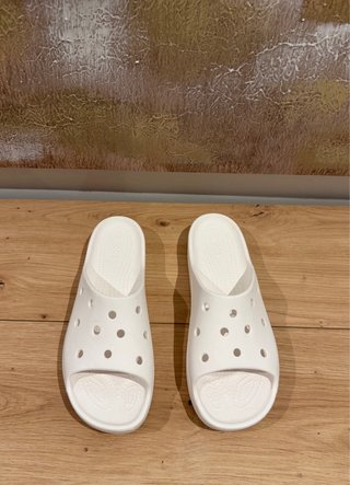 Sandalias Crocs Blancas Plataforma