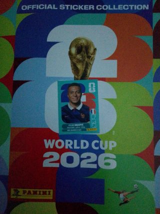 Carta Mundial Mbappe 2026 Panini