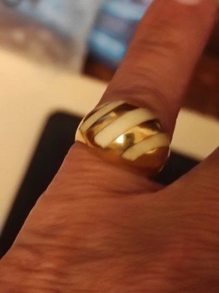 Anillo Oro 18kts. y M. A. R. F. I. L.