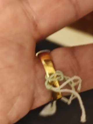 Anillo Oro 18kts. y M. A. R. F. I. L.