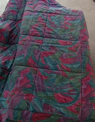 Edredón Cama Grande 150 Gris Multicolor